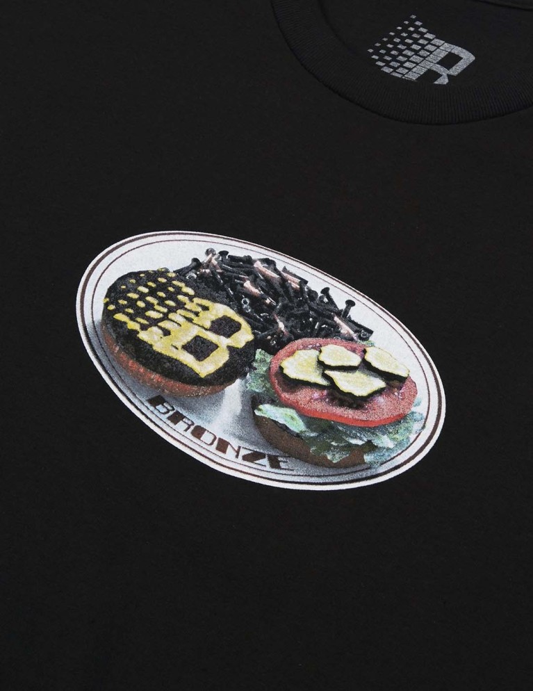 T-shirt in bronzo 56K targa tee nero
